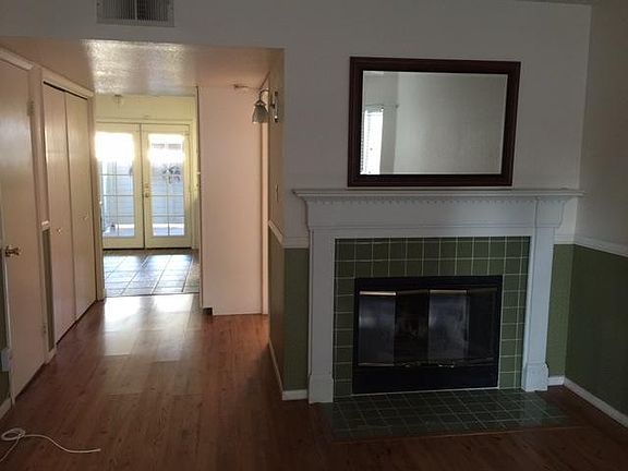 Downstairs Living Room and Fireplace