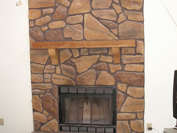 Fireplace in LR