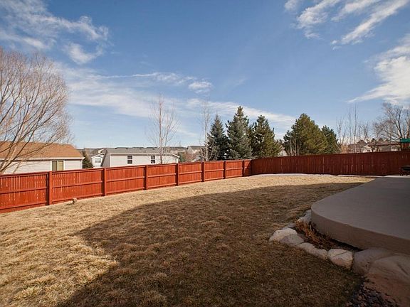 Large flat back yard