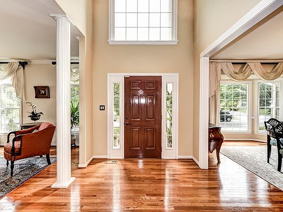 Two story foyer