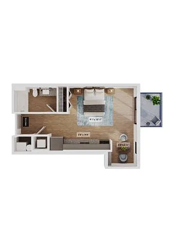 Floor plan 0x1-The Louie