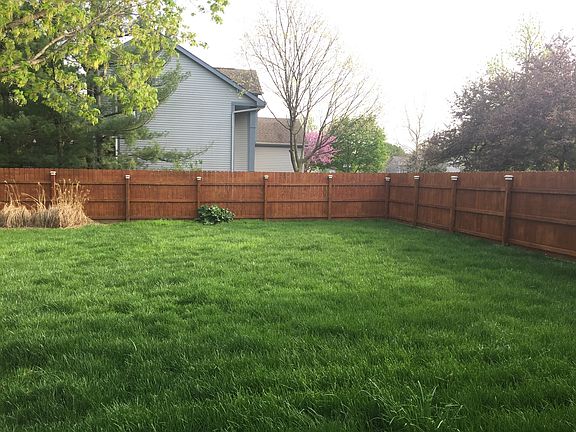 Large fenced yard