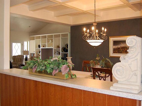 Marble Tiled Gas Fireplace in Living Room