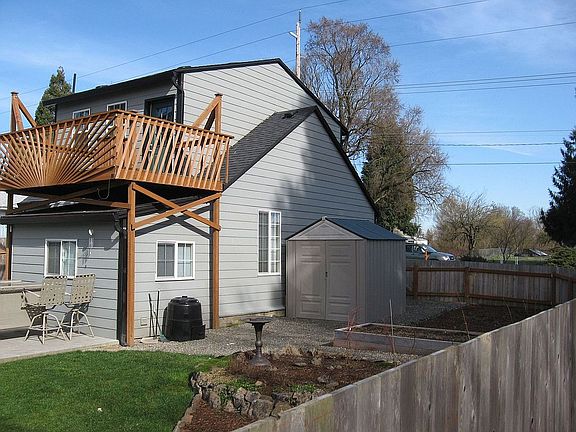 Back yard deck and patio