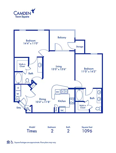 Floor plan Times