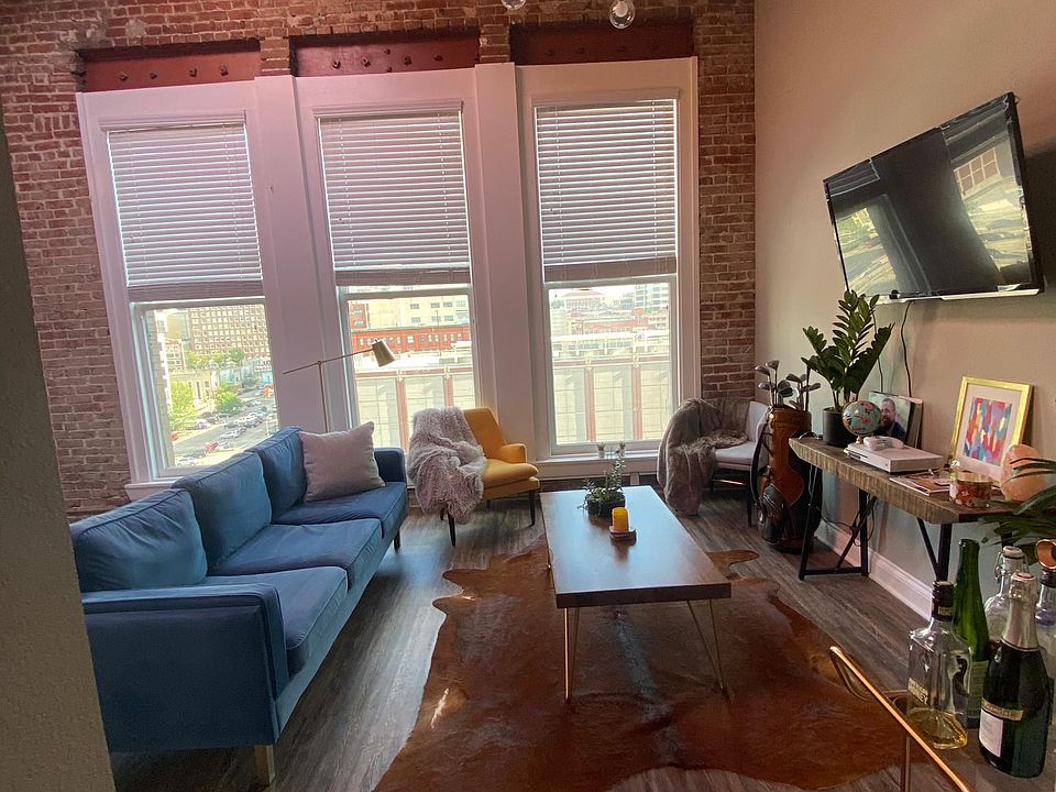 Living room full of natural light all day long.