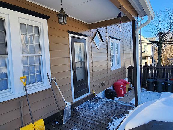 Back door of the house