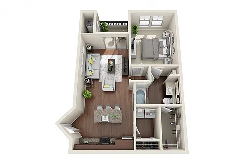 Floor plan A1C