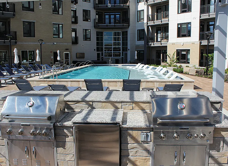 Entertainment Deck with Outdoor TV