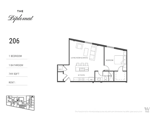 Floor plan 206