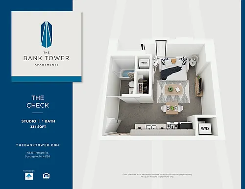 Floor plan The Check