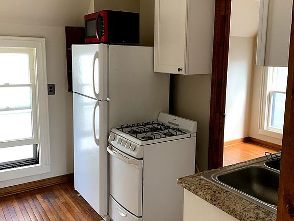 Kitchen and door to main bedroom