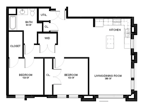 Floor plan Fletcher60