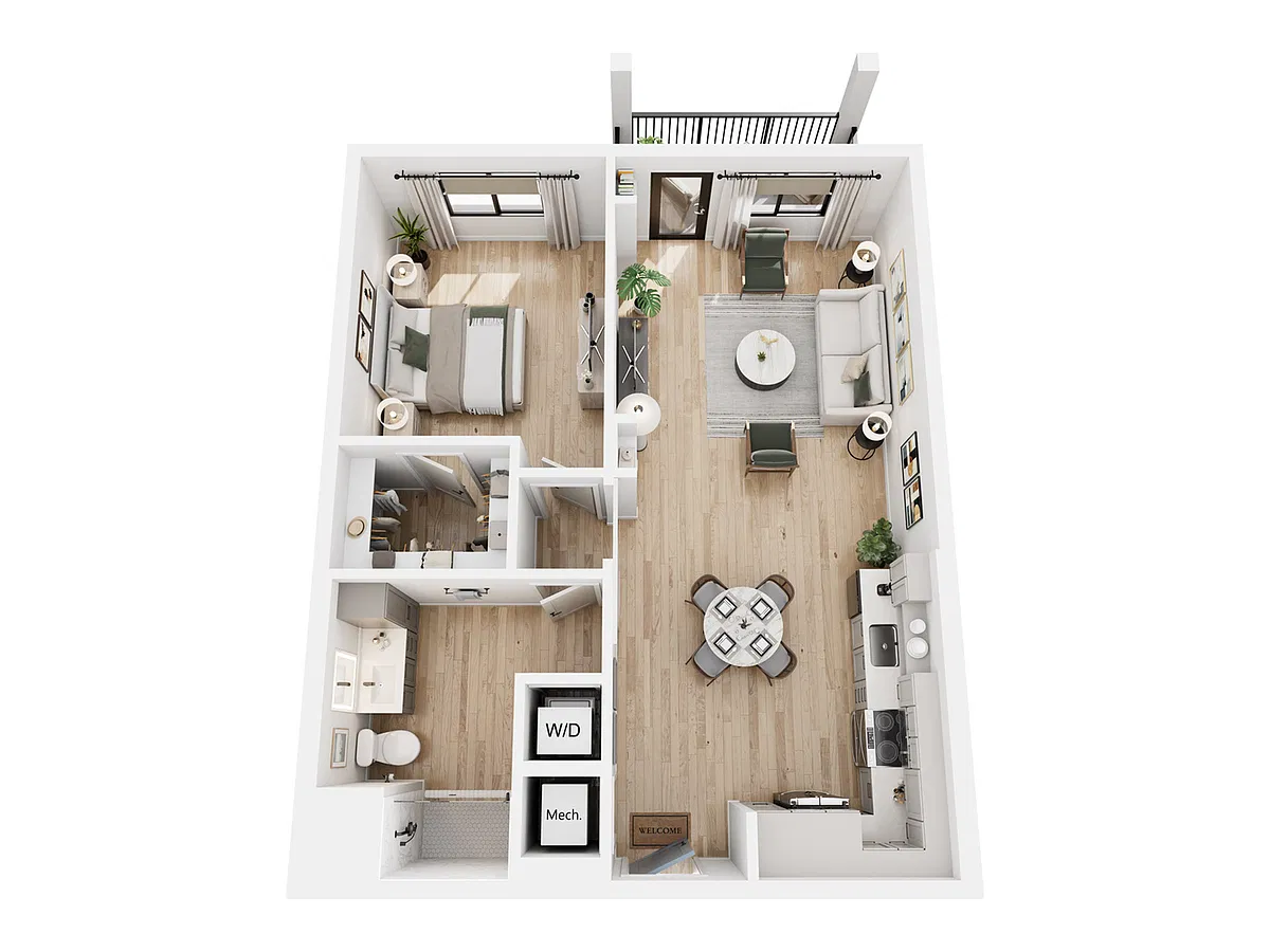 Floor plan A3b