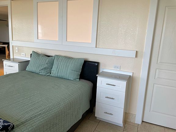 Built-in side tables in primary