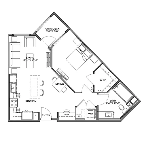 Floor plan Plan A1