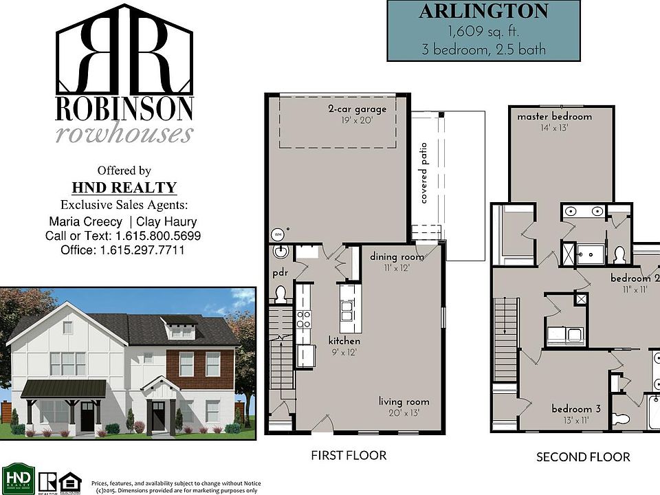 Florence II Robinson Rowhouses by HND Homes Zillow