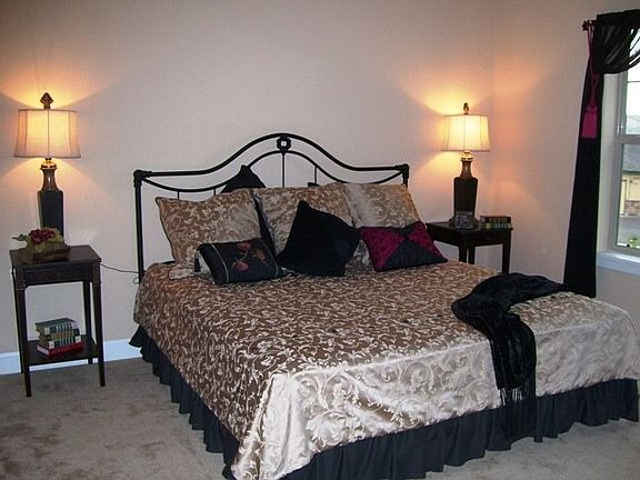 Large master bedroom with deck