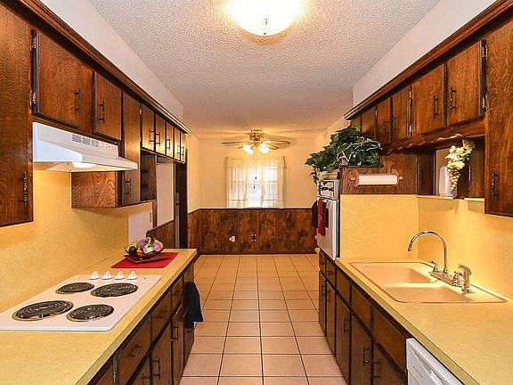 Inviting galley kitchen