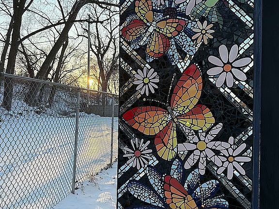 Mosaic art piece 