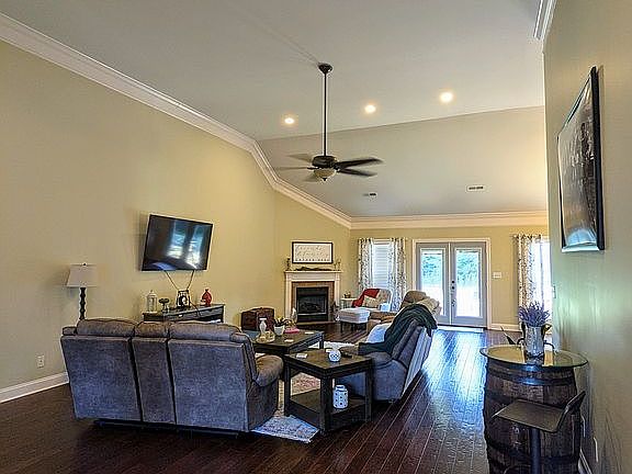 Large open living room