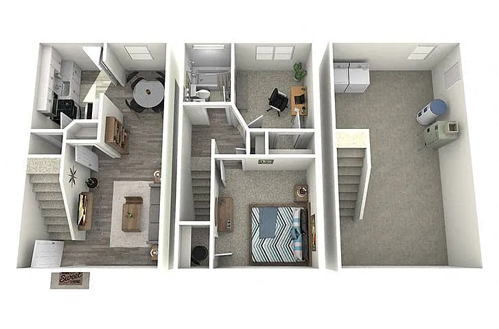 Floor plan Woodward
