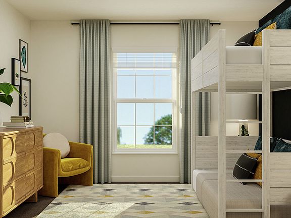 Large windows, lots of natural light.