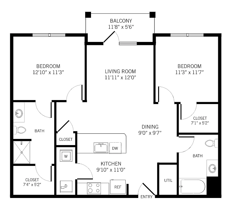 Floor plan B2
