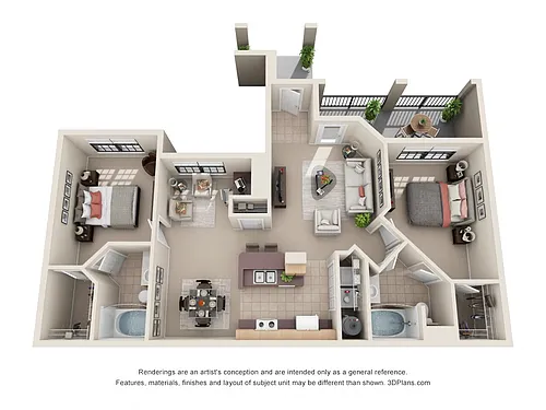 Floor plan B3