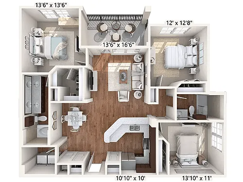 Floor plan Cerulean