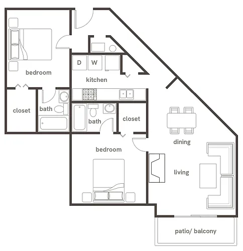 Floor plan Mountain Flat