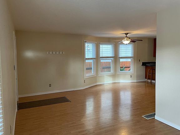 Photo of dining area from living room.