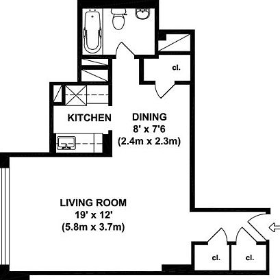 2nd image of 175 W 12th St APT 17M