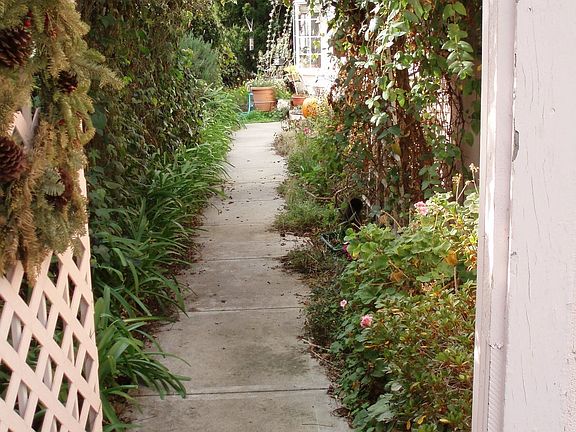 Entryway facing South