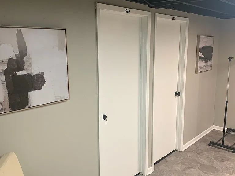 Private, secure storage room