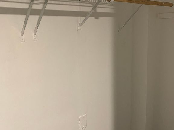 Closet in bedroom