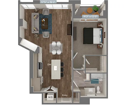 Floor plan A6-845S-U-2104