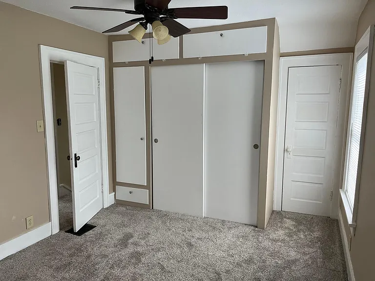 Lots of storage in main bedroom.