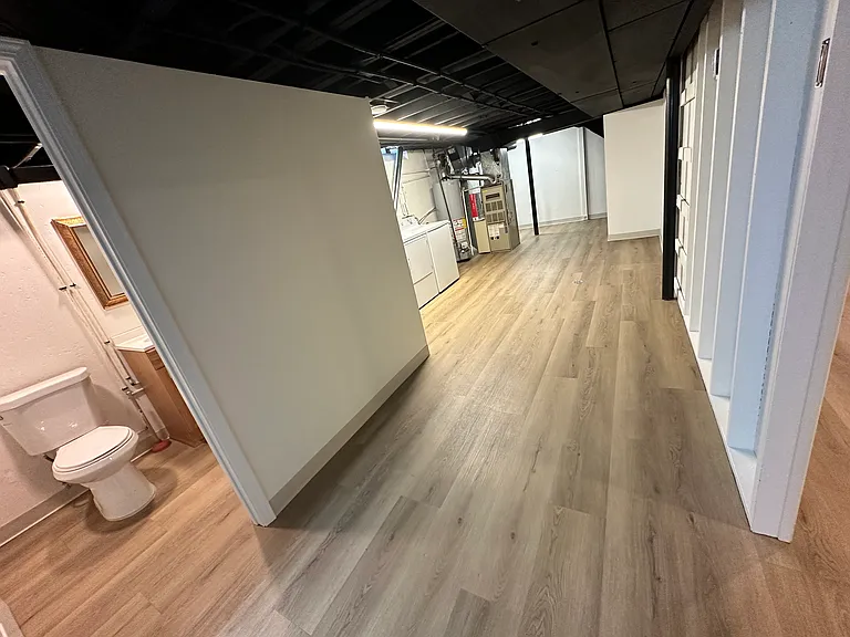 Laundry and Finished Basement Half Bath