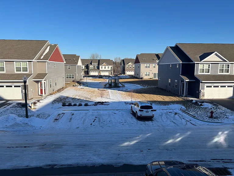 This is one of the only townhomes in the entire development that doesn't look directly at another unit out the front of the back.