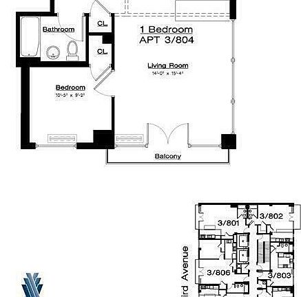 2nd image of 203 E 121st St APT 804