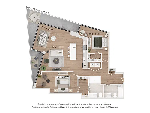 Floor plan F062