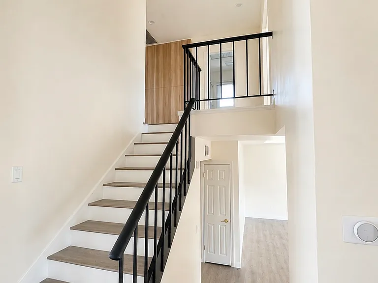 Staircase leading to second floor