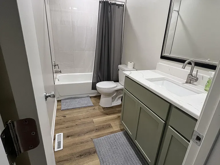 Bathroom by room 2 and kitchen