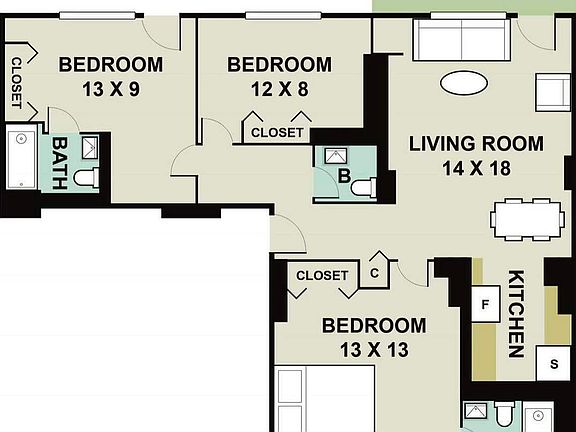 2nd image of 120 W 23rd St APT 10A