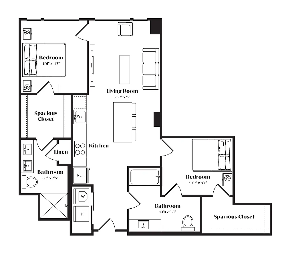 Floor plan B2A