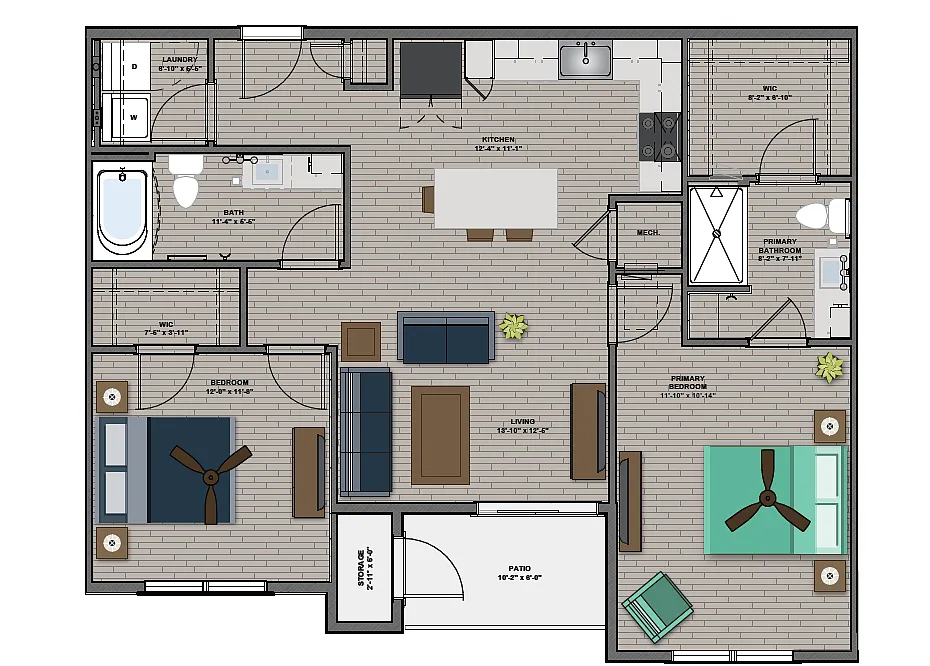 Floor plan Tesla II