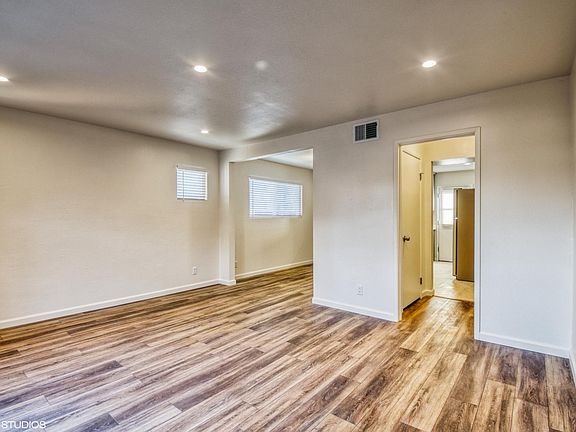 Family room to dining room & kitchen