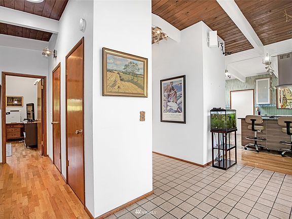 Inviting Entry to home 3 bedrooms on left living space on Right 