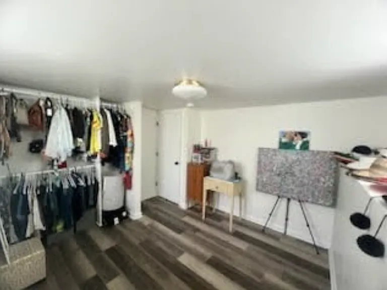 Bedroom #2 w/ new LVT flooring